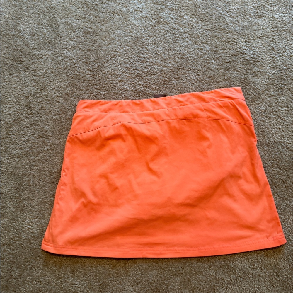 Merrell Orange golf ⛳️ 🎾 tennis skirt/skort sz 12 - Picture 8 of 8